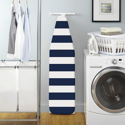 Whitmor 6881-100-STRNAVY 6880-100-Strnavy Standard Scorch Resistant Navy Stripe Ironing Board Cover And Pad thumb #1