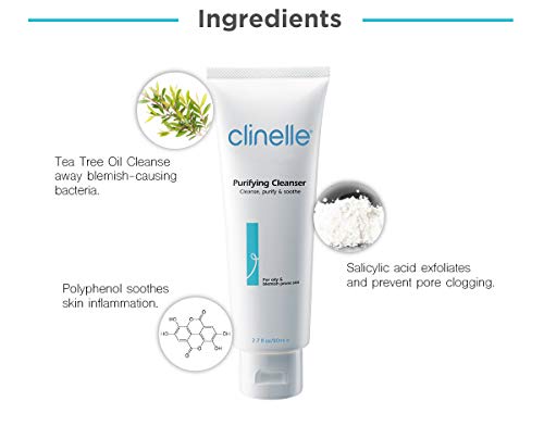 Buy Clinelle Purifying Cleanser 8ml A Purifying Cleanser To Thoroughly Remove Blemish Causing Bacteria And Soothe Inflammation Online At Low Prices In India Amazon In