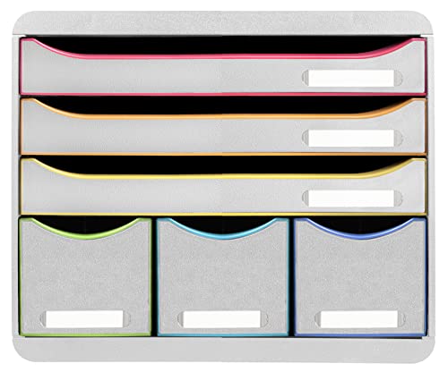 Organiseur de bureau STORE-BOX Exacompta pour un espace de télétravail
