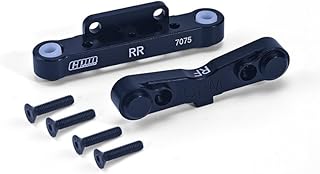 Aluminum 7075 Rear Lower Suspension Mount for Arrma 1:8 KRATON/Outcast/Talion/Typhon/Notorious/KRATON EXB/Talion EXB / 1:7 Infraction/Limitless/Mojave/Mojave EXB/Felony - Black