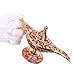 Gusnilo Vintage Aladdin Magic Lamp Genie Collector's Edition /Wedding Table Decoration,Collectable Rare Classic Arabian Props Aladdin Pot & Delicate Gift for Party/Birthday(Golden Red)