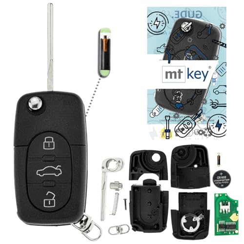 Clé sans fil 434 MHz ID48 pour Audi A3 8L A4 B5 4D0837231A