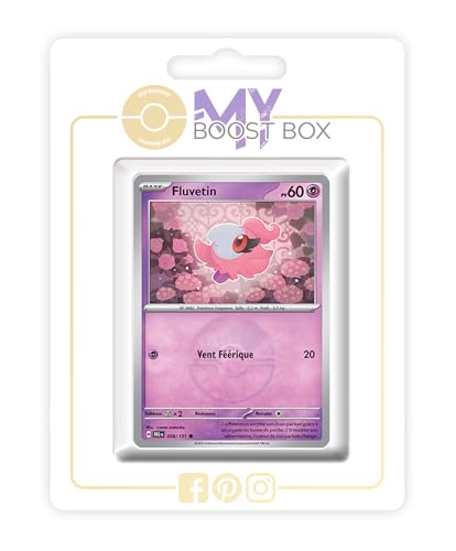 Fluvetin (Spritzee) 038/131 Reverse Versión Poké Ball - Myboost X Écarlate et Violet 8.5 Évolutions Prismatiques - Box de 10 Cartas Pokémon Francés