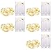 5 Pack Fairy Lights 7 Feet 20 Led Battery Operated String Lights with Time Function, Waterproof Firefly Lights for Home Party Wedding Decorations, 6 Hours on/18 Hours Off, Warm