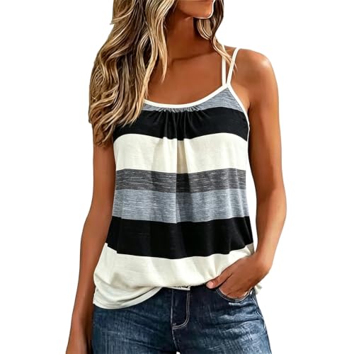 Camiseta a rayas Y2K ideal para tus looks festivales de verano con espalda descubierta
