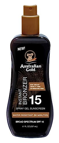 Australian Gold Spf 15 Sunscreen Spray Gel With Instant Bronzer, 8 Ounce (2 Pack) #TOP27