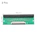 MECCANIXITY 2pcs FFC FPC Connector Board 60 Pins 0.5mm Socket to 2.54mm Double Row Female Header Strip Adapter, PCB Converter Board for LCD TVs/Digital Cameras/Laptops