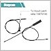 RATCHROLL Hood Latch Release Cable Fit for Mini Cooper 2007-2015 No.51232751378/51237148865 - Pack of 2 Replacement Car Parts