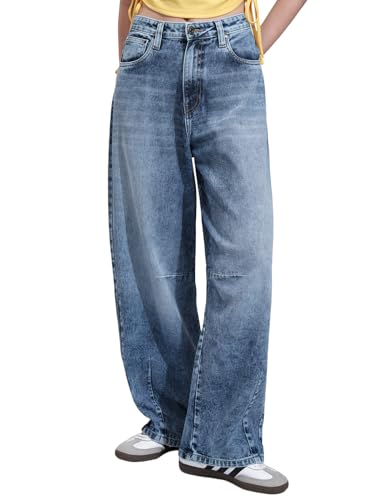 Image of Tokyo Talkies Women Cotton Baggy Jeans | Machine wash