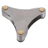 CHILDWEET 51pcs US Screw Thread Pitch Gauge Carbon Steel Measuring Gauge Caliper Tool for Industrial Thread Size Checking and Pitch Cutting Measurement