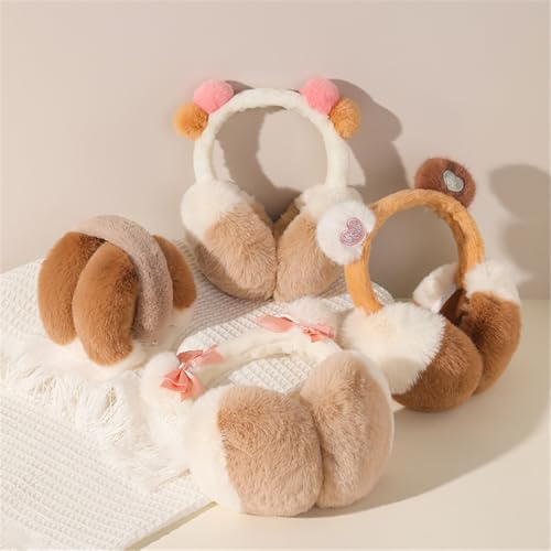 Women Girls Winter Ear Muffs Warm Earmuffs Ear Cover Soft Plush Ear Muffs Plush Ear Warmers Outdoor Headband3