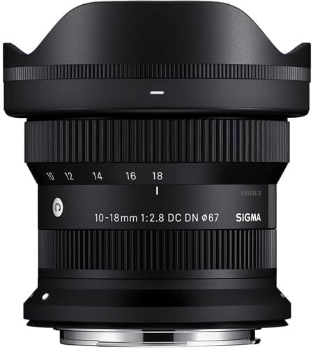Amazon.com : Sigma 10-18mm f2.8 DC DN Contemporary Lens for Sony E
