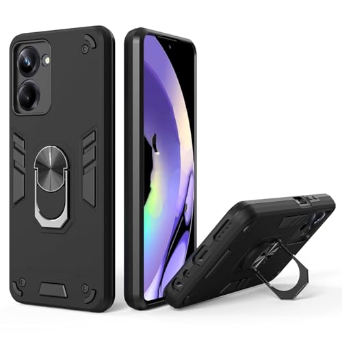 Image of NDCOM for Realme 10 Pro 5G Cover - Realme 10 Pro Back Cover, Protective Realme 10 Pro 5+G Cover Ring Holder Case