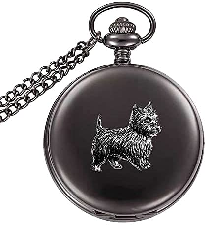 Montre de poche Westie souvenir de Sheffield montre homme quartz