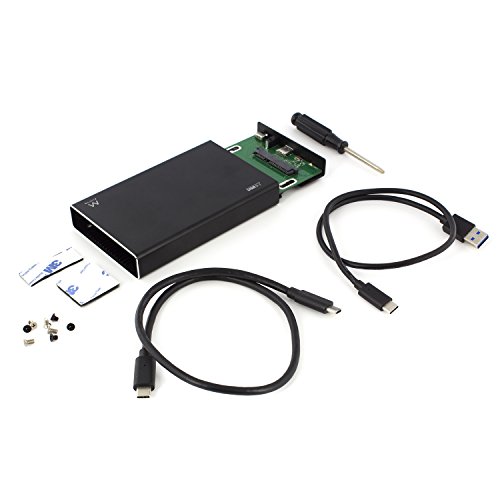 Boîtier de disque dur externe SATA III UASP Ewent adaptateur SSD 2,5 pouces USB C - 5