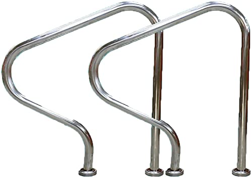 Barandales para piscina acero inoxidable 304 set 2 piezas miniatura 1