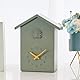 Sarini Moderne Kuckucksuhr mit minimalistischem Design und Kuckucksgeräusch – Wandkunst mit Pendel, eleganter Vogelhausstil für Wohnzimmer, Küche, Bürodekoration