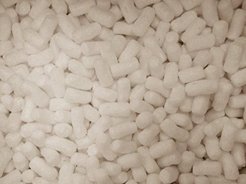 White Biodegradable Packing Peanuts 25 Gallons 3.5 Cf New Clean #TOP25