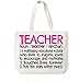 Teacher Definition Canvas Tote Book Bag-Teacher Appreciation Gift-Teacher Gift -COCOVICI