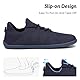 SAGUARO Unisex Breite Barfußschuhe Herren Barefoot Slip On Sneaker Damen Atmungsaktiv Leicht Walkingschuhe GR.44