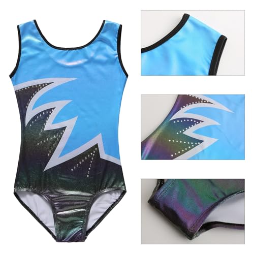 Happy Cherry Ragazze Body da Ginnastica Senza