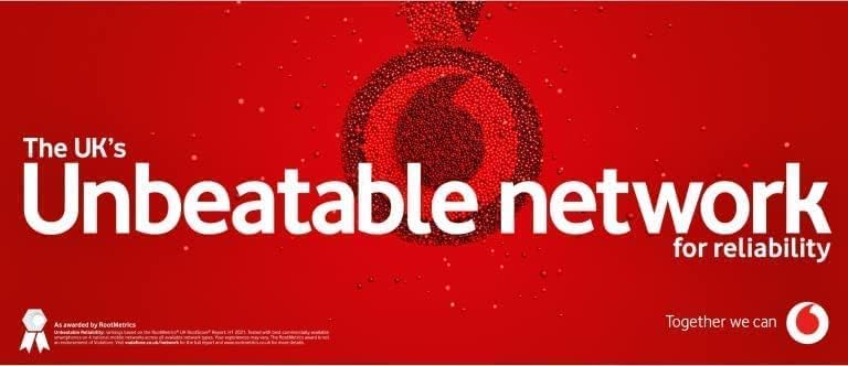 Vodafone Data Sim Card Preloaded with 25GB 4G/5G Data for use in over 70 Countries Worldwide. No Contracts, No Commitments, No Credit Checks, No Tie-ins, No Personal ID. (Valid for 1 Month)