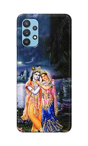Image of Printed Hard Back Cover Case for Samsung Galaxy A32 4G Back Cover (Radha Krishna) -1803