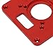 Universal Router Table Insert Plate, Aluminium Router Table Insert Plate Table Benches Router Plate Wood Tools Routers Bench Trimming