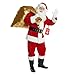 Produktbild Morph Nikolaus Kostüm Herren, Weihnachtsmann Kostüm Herren, Nikolauskostüm Mann, Santa Claus Kostum, Nikolaus Kostum für Erwachsene, Weihnachtsmannkostüm, Weihnachtskostüm, XL