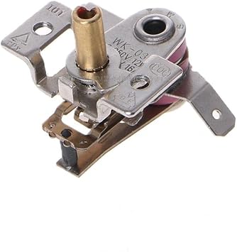 AC 250V 16A Adjustable 90 Celsius Temperature Switch Bimetallic Heating Thermostat KDT-200 Au10 21 Ping