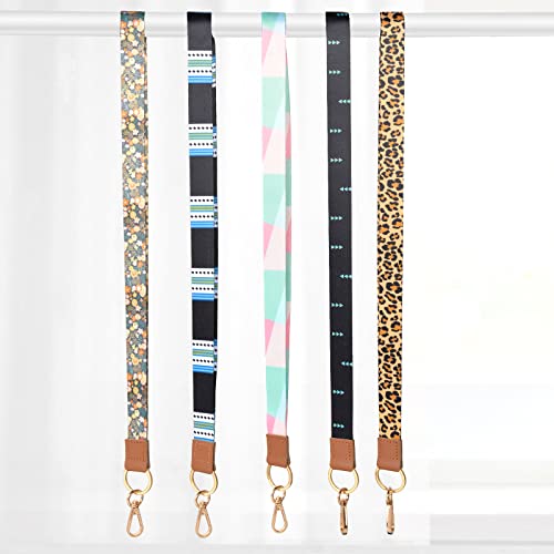 Vicloon Schlüsselband, Schlüsselband Lanyard, Lanyard für Schlüssel, mit 2 Zubehör, Zweiseitiger Druck in Voller, Halsriemen Schlüsselbund für Schlüssel, ID Badge Card Holder, Ausweishülle(Pfeil)