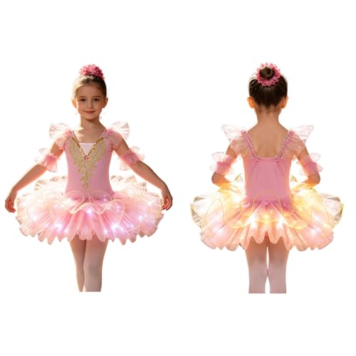 Tutu de danse classique lumineuse pour le spectacle de ballet de votre fille