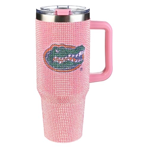 Image of The Memory Company Officially Licensed NCAA - University of Florida 40oz Pink Bling Game Day Tumbler