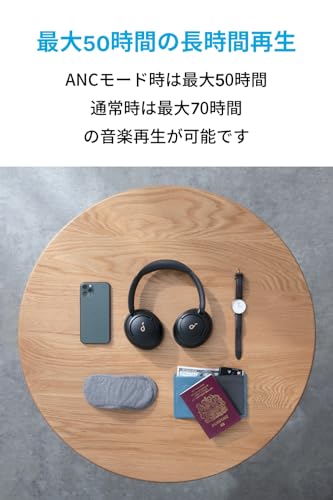 Image of Anker Soundcore Life Q30 (Bluetooth 5.0 Wireless Headphones), Active Noise Cancellation, Sound Capture Mode, NFC, Bluetooth Compatible, High Resolution Support (with AUX Connection), Up to 40 Hours