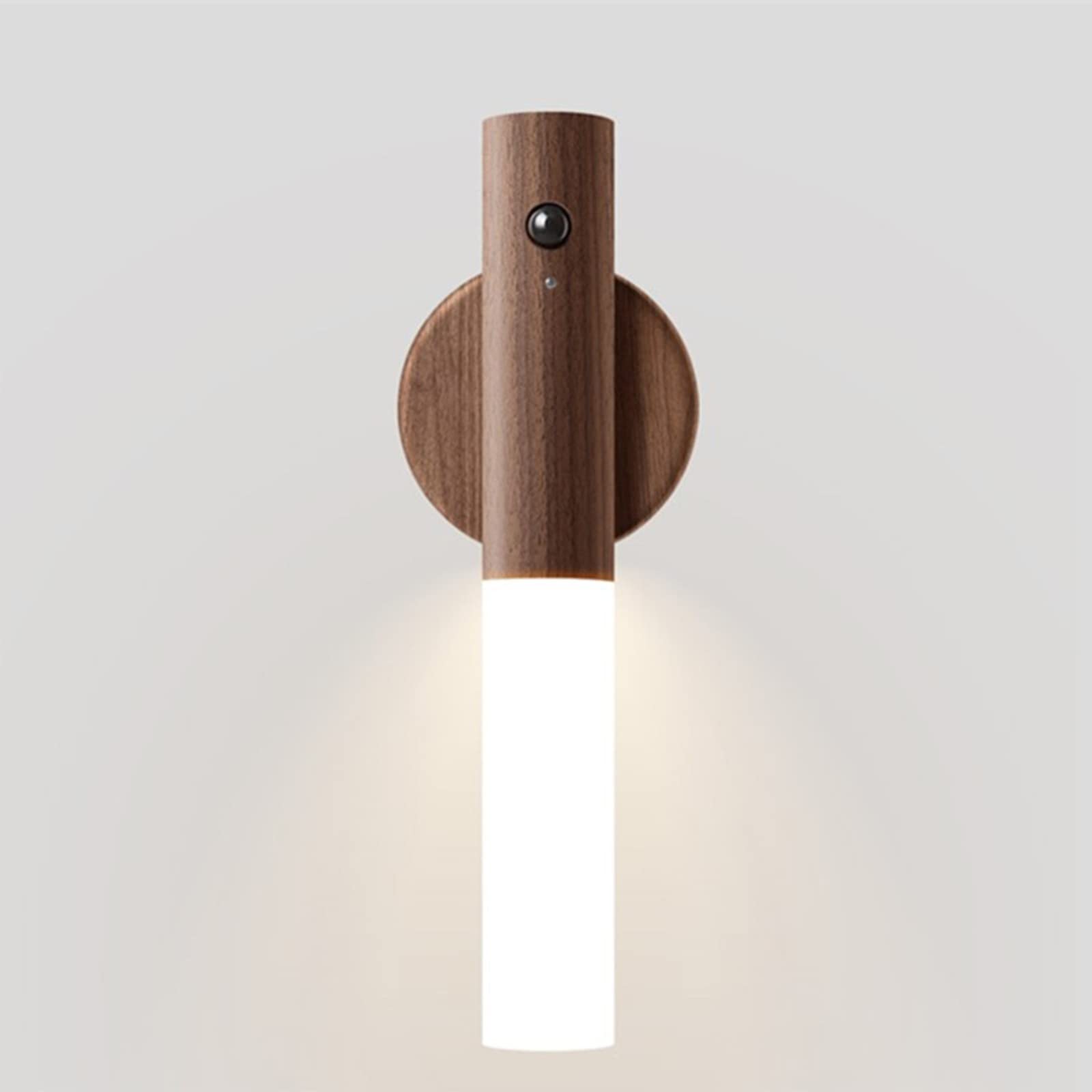 Luce Notturna Magnetica Senza Fili con sensore di Movimento a LED per corridoio con Interruttore, lampade da Parete per Scale Ricaricabili Tramite USB, corridoi, camerette dei BAMB