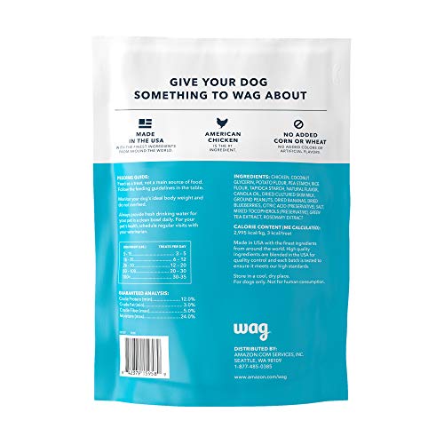 Amazon Brand - Wag Peanut Butter & Banana Flavor Training Treats, 1 lb. Bag (16 oz) Amazon Brand - Wag Peanut Butter & Banana Flavor Training Treats, 1 lb. Bag (16 oz)
