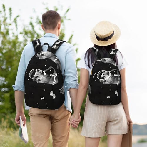 Mochila universitaria EdWal Space Corgi antirrayaduras y cómoda 6