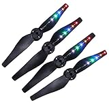 Flameer 4pcs LED Light Flash Propeller 5332S Charging for DJI Mavic Air Spare Parts