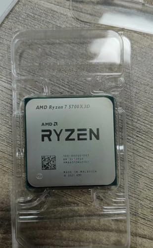 Image of New Compatible for AMD Ryzen 7 5700X3D R7 CPU Socket AM4 Zen 3 96MB L3 Desktop CPU Processor 100-100001503