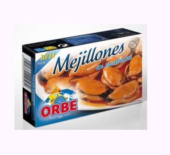 Mejillones en Escabeche, Muscheln in Marinade, 69g, 4er Pack