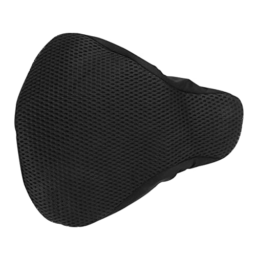 MAJORMENCH Mesh Bike Seat Cushion Cover Breathable Saddle Protector for All Bike Types Skid Design with Elastic Band Lightweight and Durable for Outdoor Riding