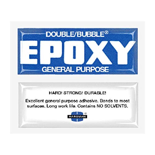 Hardman Double Bubble Blue General Purpose Slow-Setting Epoxy (2 hours) 10 Packs (#04005) by Hardman Double Bubble Blue