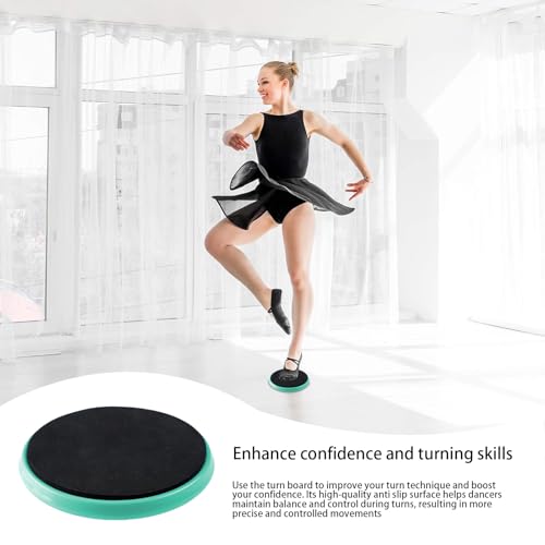 Ballet Turning Disc For Dancers 13.2cm Gymnastics And Ice Skaters Portable Turn Board PP EVA Pirouette Board Portable Non Slip Spin Disc Boards For Dancing On Releve Make Your Turns Balance Better - Image 2