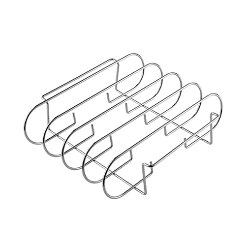 SUPVOX Support De Barbecue Extérieur Grille De Cuisson Antiadhésive Support De Côtes De Barbecue Grille De Cuisson Grille De Côtes en Fer Outil De Barbecue