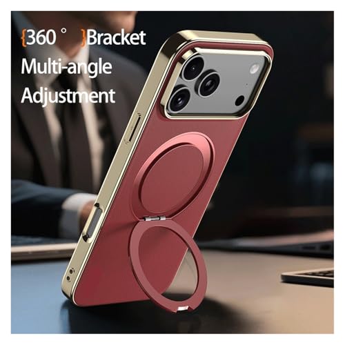 Étui magnétique iPhone 17 Pro avec support bague de protection