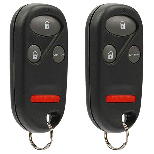 Car Key Fob Keyless Entry Remote fits Honda Accord Civic CR-V Insight Odyssey Pilot Prelude (A269ZUA101), Set of 2