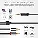 Cable Audio RCA,Victeck Nylon Trenzado 3,5mm Jack Macho a 2 RCA Macho...