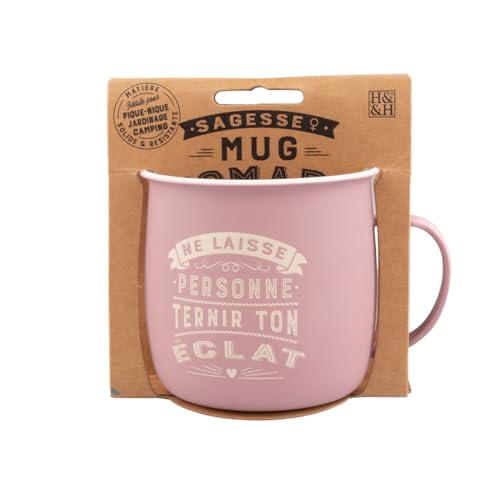 MUG NOMADE - Mug à thé et café personnalisé Éclat - cadeau pour Homme et Femme