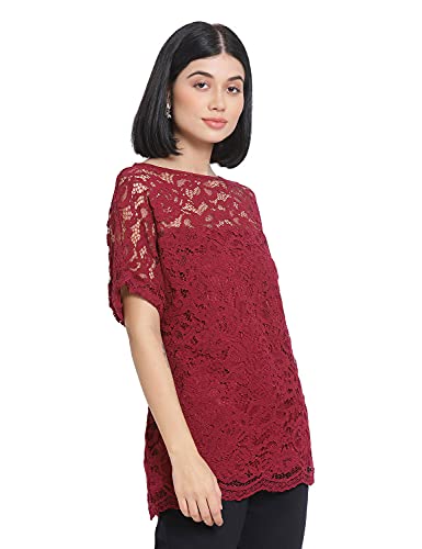 Image of oxolloxo Women's Solid Regular Fit Shirt