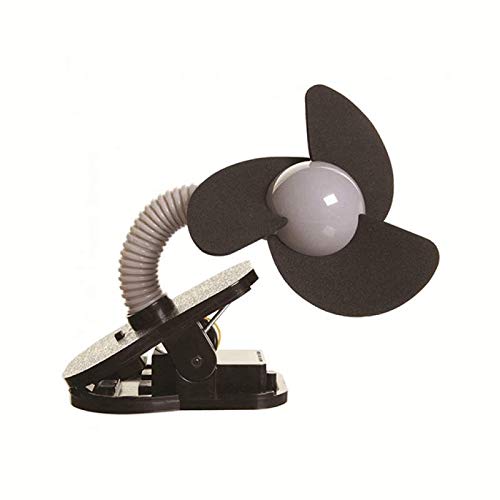 DREAMBABY™ Stroller Fan - Kinderwagen-Ventilator Clip (Farbe: Weiß & Schwarz)